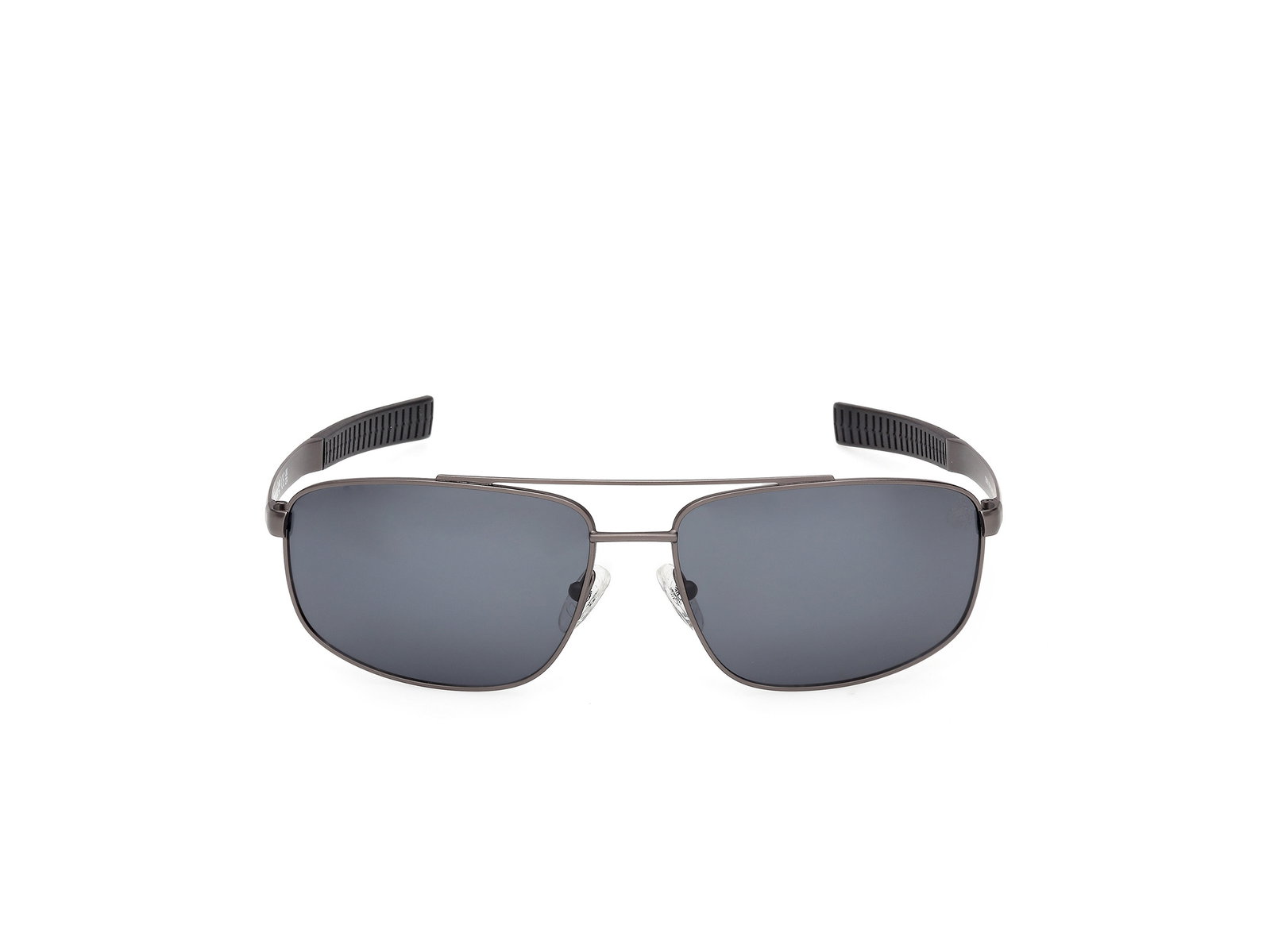 Das Bild zeigt die Sonnenbrille TB00061 von Timberland in der Farbe Schwarz.